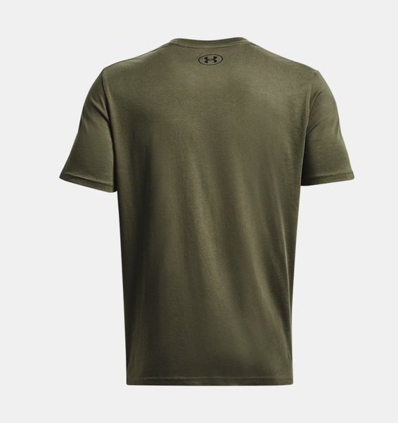 Yeşil Erkek UA Left Chest Lockup Kısa Kollu T-shirt