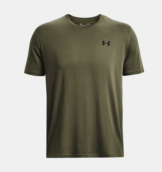 Yeşil Erkek UA Left Chest Lockup Kısa Kollu T-shirt