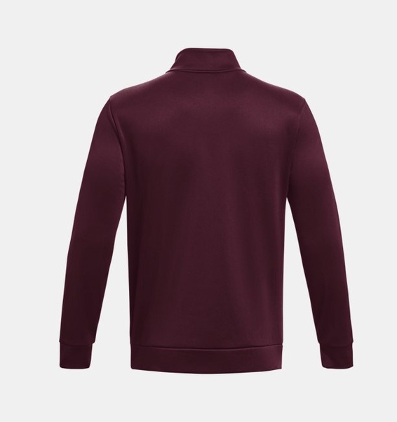 Bordo Erkek UA Armour Fleece 1/4 Fermuarlı Sweatshirt