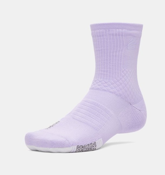 Mor Unisex UA Curry UA Playmaker Tekli Paket Mid Çorap