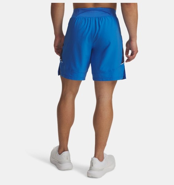 Mavi Erkek UA Launch Pro 2n1 7inch Şort