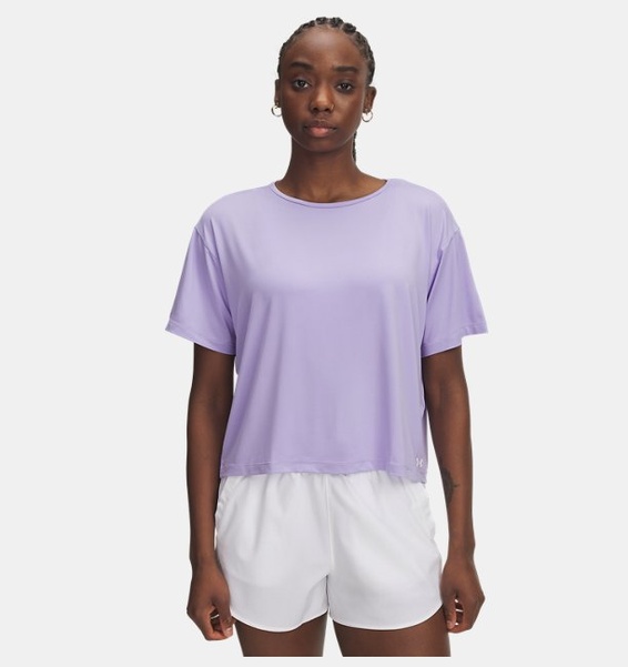 Mor Kadın UA Motion Kısa Kollu T-shirt