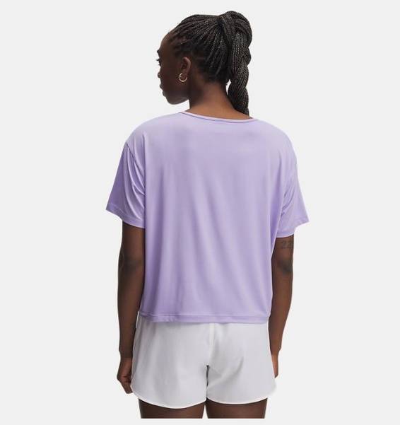 Mor Kadın UA Motion Kısa Kollu T-shirt