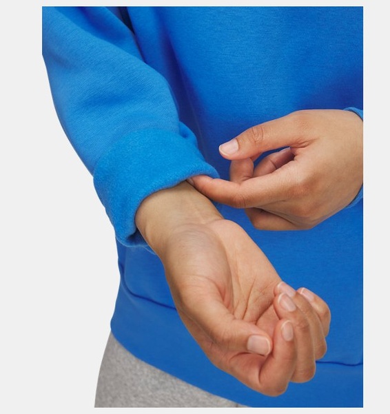 Mavi Kadın UA Icon Fleece Oversized Kapüşonlu Üst