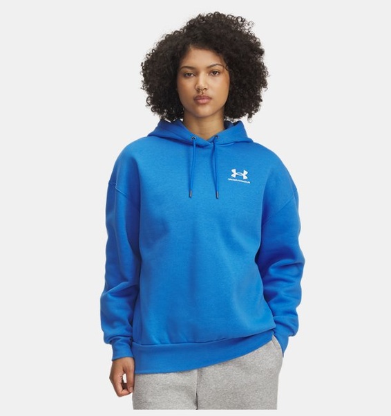 Mavi Kadın UA Icon Fleece Oversized Kapüşonlu Üst