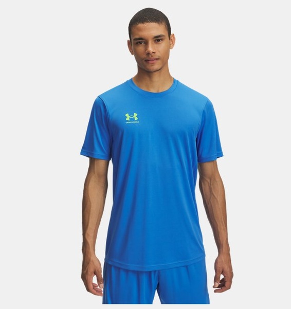 Mavi Erkek UA Challenger Antrenman Kısa Kollu T-shirt