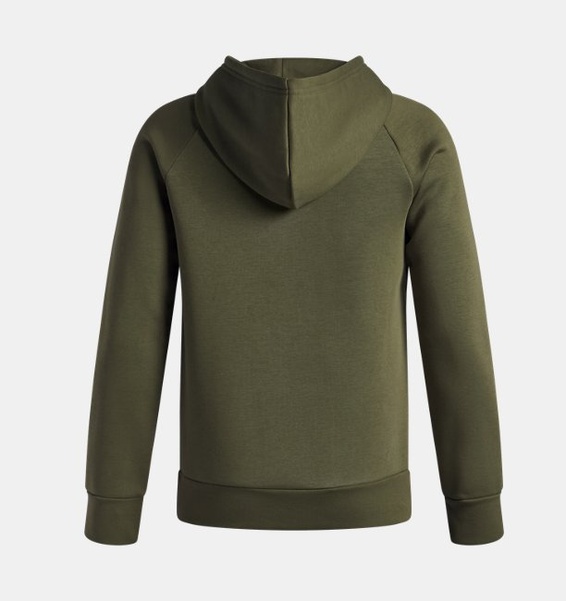 Yeşil Erkek Çocuk UA Rival Fleece Big Logo Kapüşonlu Üst