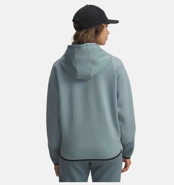 Yeşil Kadın UA Unstoppable Fleece Tam Fermuarlı Sweatshirt