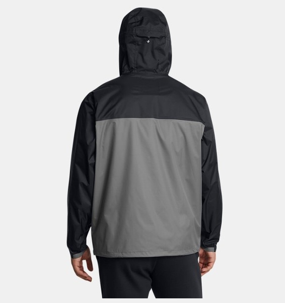 Siyah Erkek UA Cloudstrike Colorblock Yağmurluk