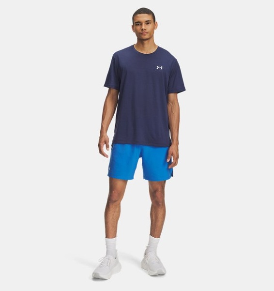 Mavi Erkek UA Launch 7inch Şort
