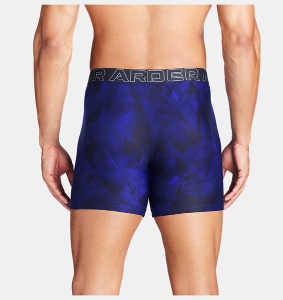 Mavi Erkek UA Performance Tech - Print 6 In 3'lü Paket İç Giyim