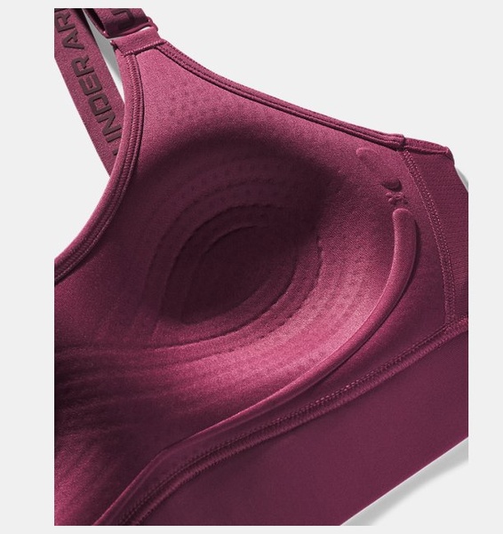 Kırmızı Kadın UA Infinity Mid 2.0 Spor Sütyeni