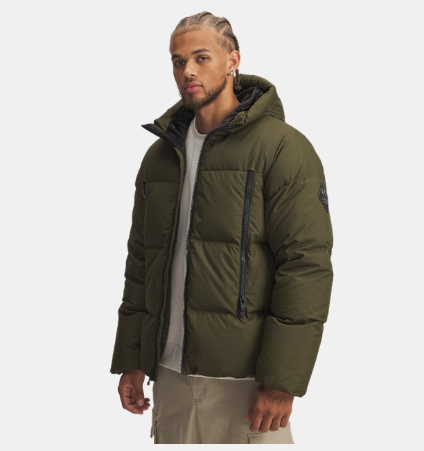 Erkek UA Limitless Down Mont Yeşil