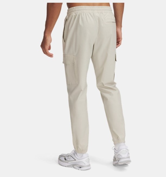 Kahverengi Erkek UA Vibe Dokuma Cargo Pantolon