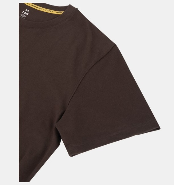 Kahverengi Erkek UA Curry Heavyweight Logo T-shirt