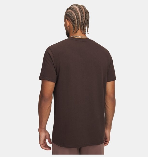 Kahverengi Erkek UA Curry Heavyweight Logo T-shirt