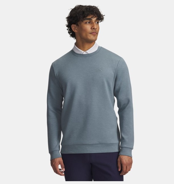 Mavi Erkek UA Drive Uzun Kollu Bisiklet Yaka Sweatshirt