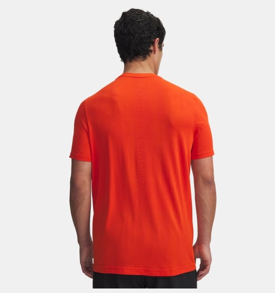 Turuncu Erkek UA Vanish Seamless Novelty Kısa Kollu T-Shirt