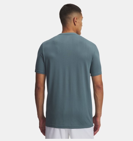 Mavi Erkek UA Vanish Seamless Novelty Kısa Kollu T-Shirt