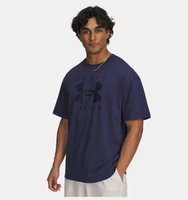 Erkek UA Heavyweight Oversized Branded Kısa Kollu T-shirt