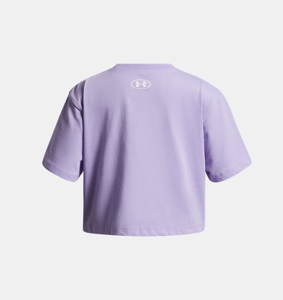 Mor Kız Çocuk UA Rival T-shirt