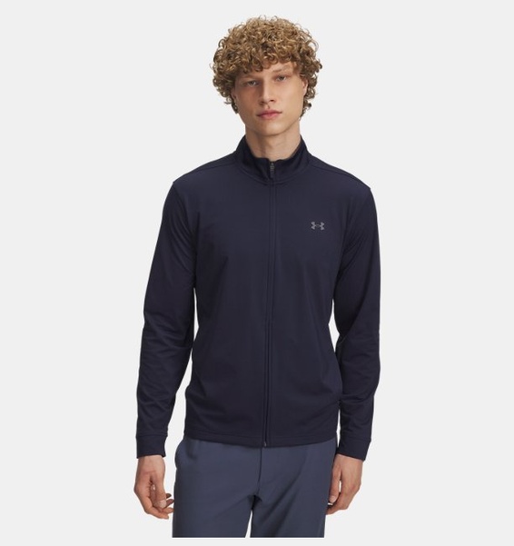 Mavi Erkek UA Drive Storm Fermuarlı Ceket
