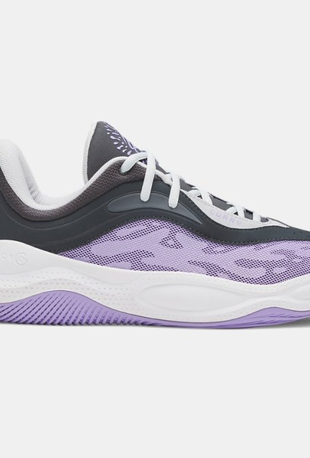 Erkek UA Curry Splash 25 Basketbol Ayakkabısı Gri 198632852712