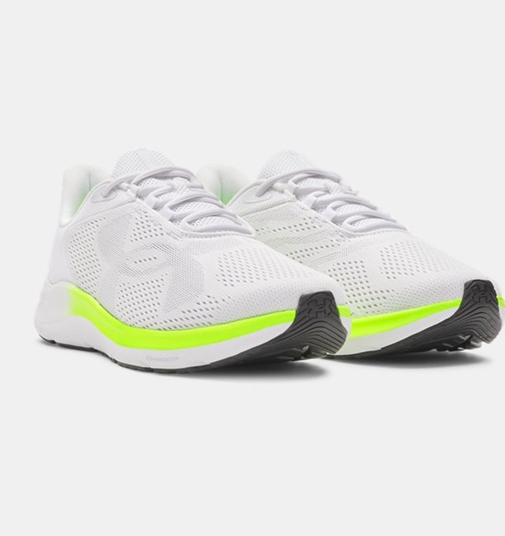 Beyaz Erkek UA Charged Pursuit 4 Koşu Ayakkabısı