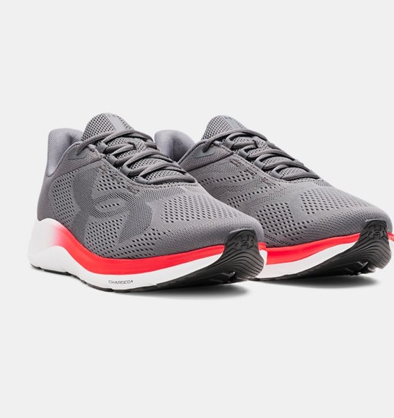 Gri Erkek UA Charged Pursuit 4 Koşu Ayakkabısı