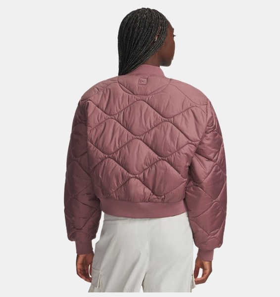 Kahverengi Kadın UA Heritage Bomber Mont