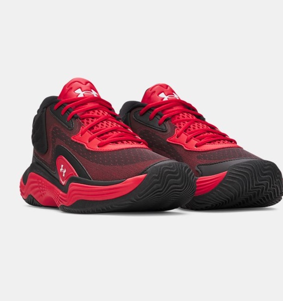 Kırmızı Erkek UA Spawn 7 Mid Basketbol Ayakkabısı
