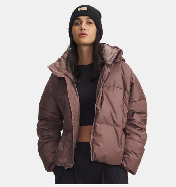 Kahverengi Kadın UA Limitless Down Puffer Mont