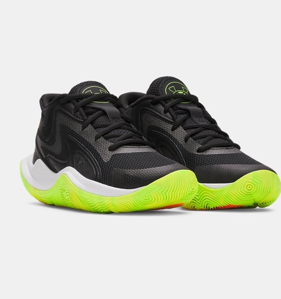Siyah Erkek Çocuk UA Gs Jet '25 Basketbol Ayakkabısı
