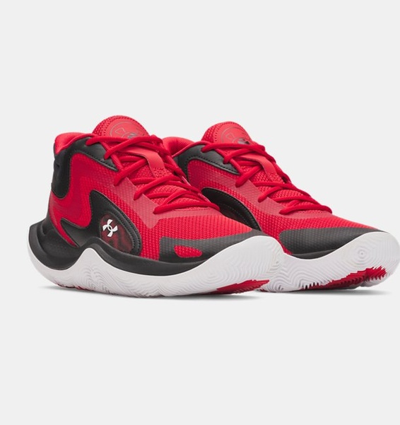 Kırmızı Erkek UA Jet '25 Basketbol Ayakkabısı