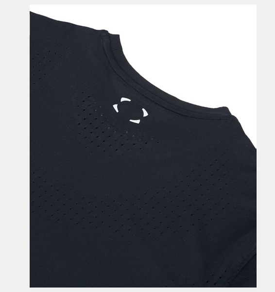 Siyah Erkek UA Halo Vent Kısa Kollu T-Shirt