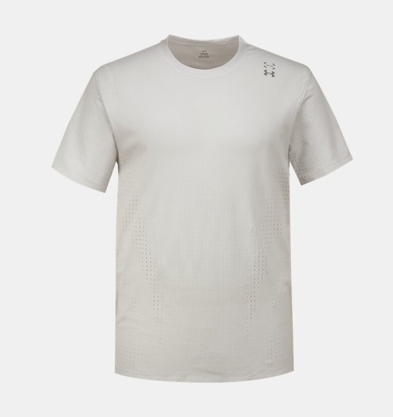 Beyaz Erkek UA Halo Vent Kısa Kollu T-Shirt