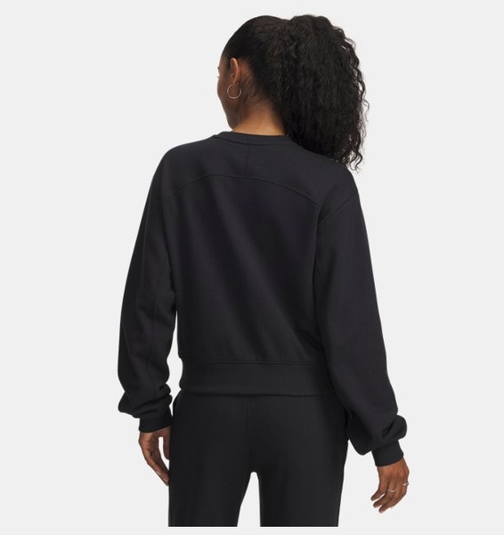 Siyah Kadın UA Icon Vida Fleece Crew Sweatshirt