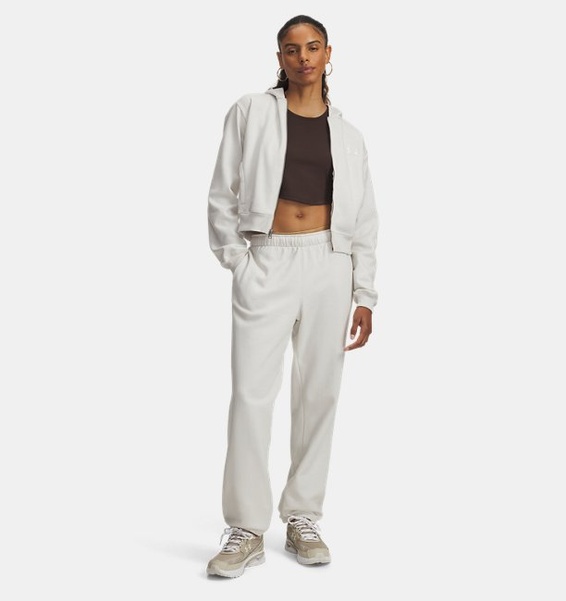 Beyaz Kadın UA Icon Vida Fleece Eşofman Altı