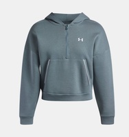 Kadın UA Rival Fleece Piped Yarım Fermuarlı Kapüşonlu Sweatshirt