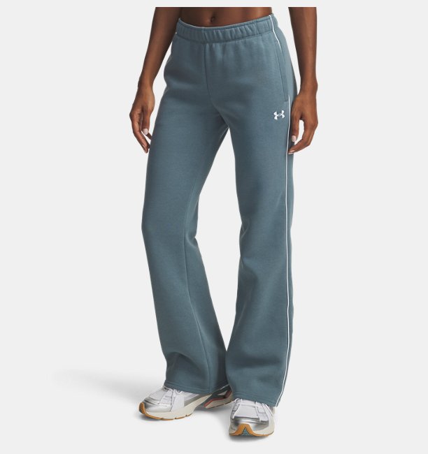 Kadın UA Rival Fleece Piped Eşofman Altı Mavi