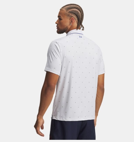 Beyaz Erkek UA Drive Warning Polo T-shirt