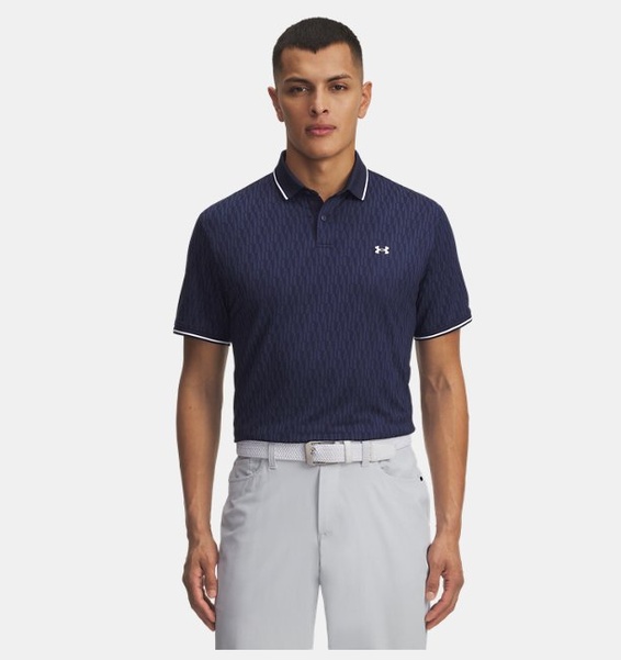 Mavi Erkek UA Playoff Sport Jacquard Polo T-shirt