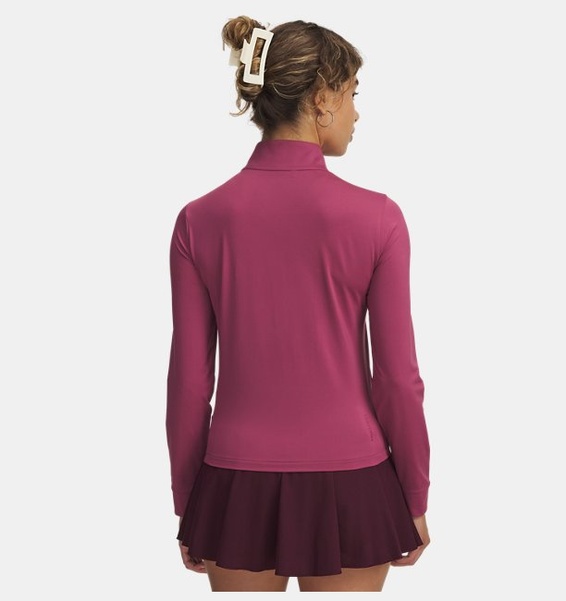 Kırmızı Kadın UA Drive 1/4 Fermuarlı Sweatshirt