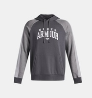 Erkek UA Rival Fleece Colorblock Kapüşonlu Sweatshirt