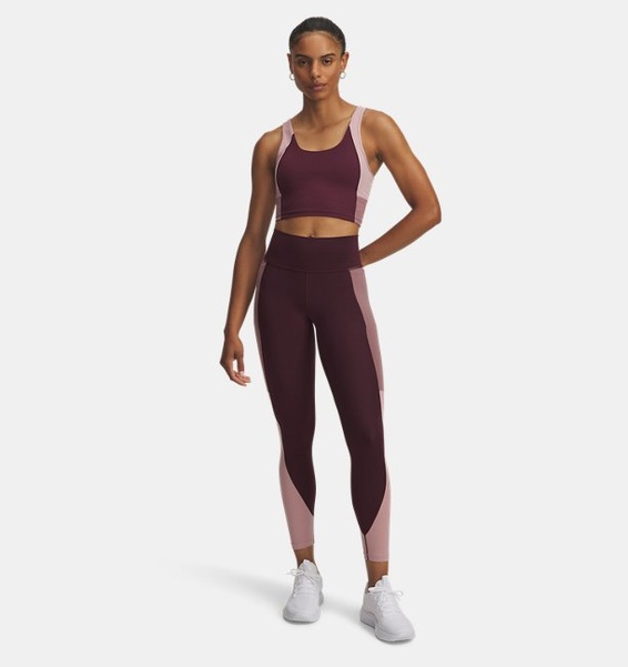 Kahverengi Kadın UA Meridian Colorblock Bilekte  Tayt