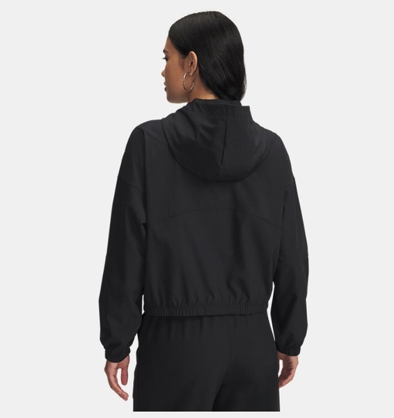 Siyah Kadın UA Rival Woven Kapüşonlu Ceket