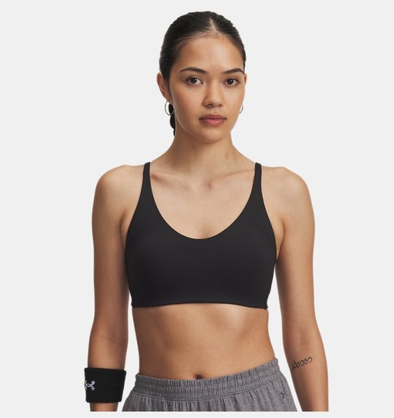 Siyah Kadın UA Motion Low Spor Sütyeni