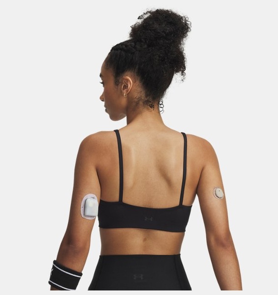 Siyah Kadın UA Motion Low Spor Sütyeni