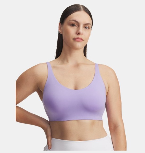 Mor Kadın UA Motion Low Spor Sütyeni