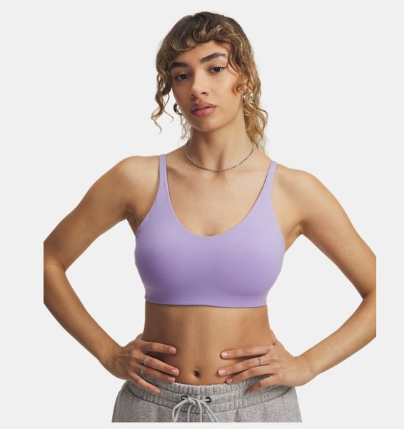 Mor Kadın UA Motion Low Spor Sütyeni